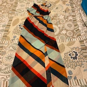 BCX Boho Maxi Dress w/belt. XS, new w/tags $30